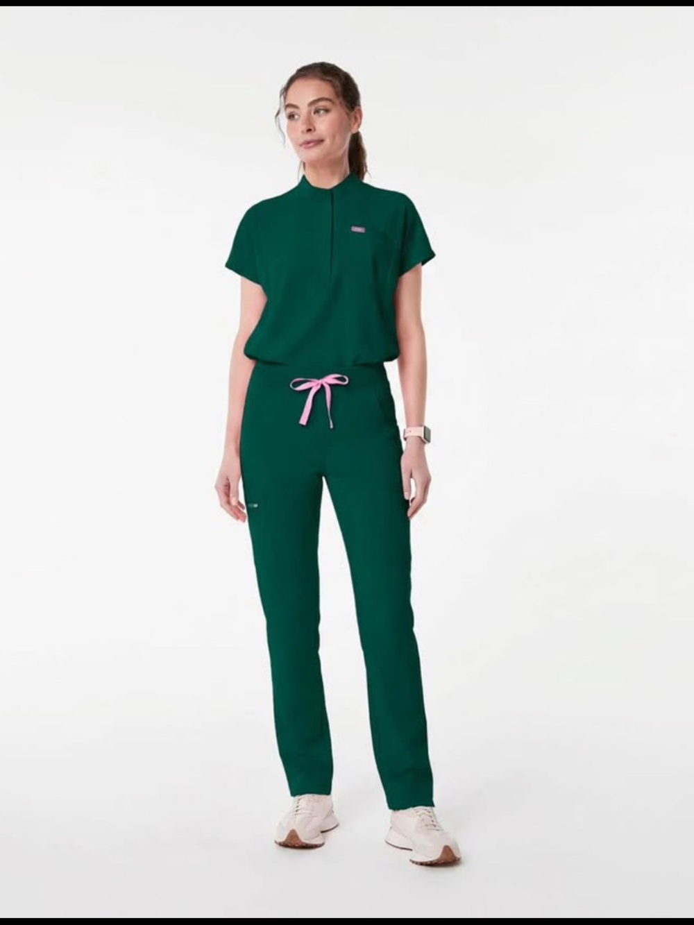 Figs Women's Deep Green scrub set